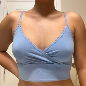Baby blue tank top